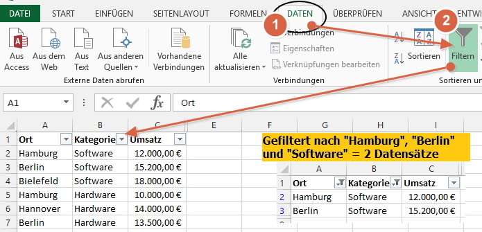 excel filter